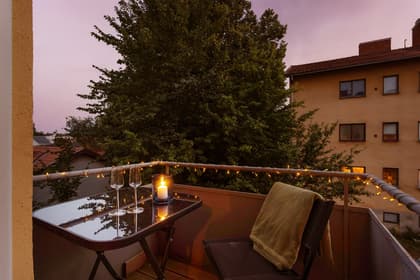 Balkong eller utsiktsbild