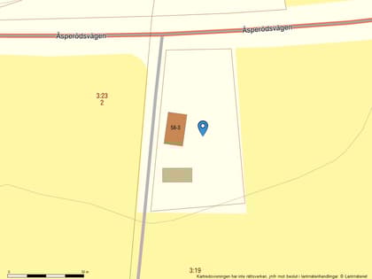 Illustrerad karta över fastigheten eller området