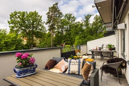 Balkong eller utsiktsbild