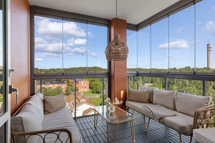 Balkong eller utsiktsbild