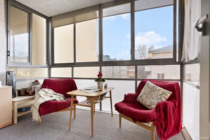 Balkong eller utsiktsbild