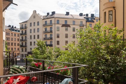 Balkong eller utsiktsbild