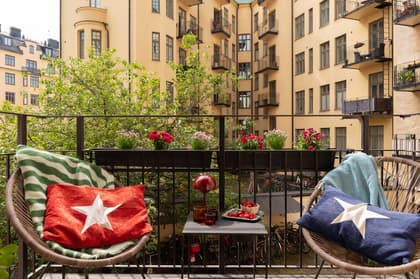 Balkong eller utsiktsbild