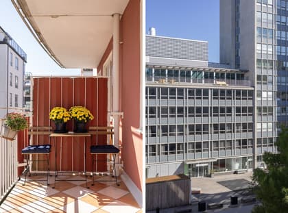 Balkong eller utsiktsbild