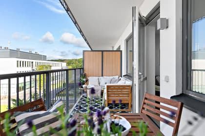 Balkong eller utsiktsbild