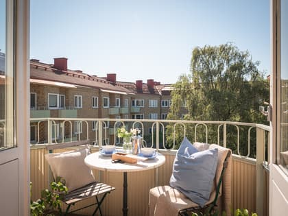 Balkong eller utsiktsbild