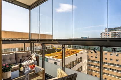 Balkong eller utsiktsbild