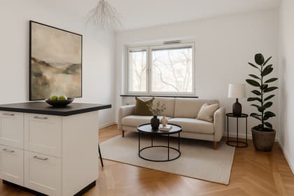 Bragegatan 1B, Dalaplan