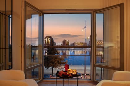 Balkong eller utsiktsbild