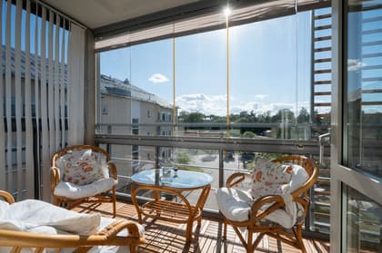 Balkong eller utsiktsbild