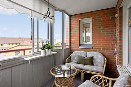 Balkong eller utsiktsbild