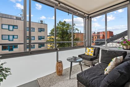 Balkong eller utsiktsbild