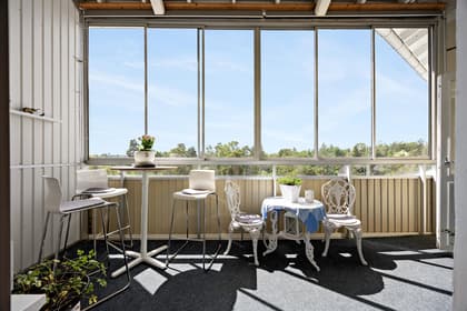 Balkong eller utsiktsbild