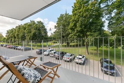 Balkong eller utsiktsbild