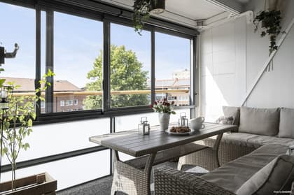 Balkong eller utsiktsbild