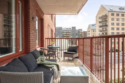 Balkong eller utsiktsbild