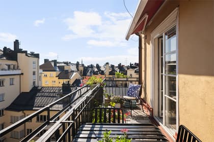 Balkong eller utsiktsbild