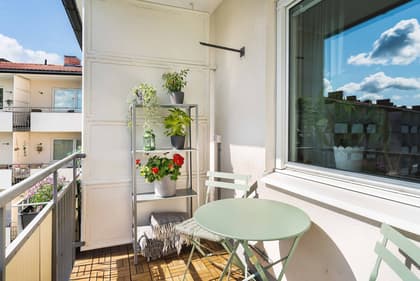 Balkong eller utsiktsbild