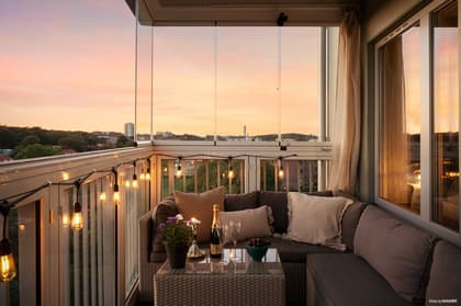 Balkong eller utsiktsbild