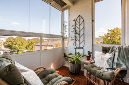 Balkong eller utsiktsbild