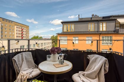 Balkong eller utsiktsbild