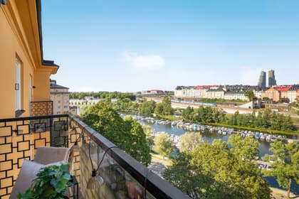 Balkong eller utsiktsbild