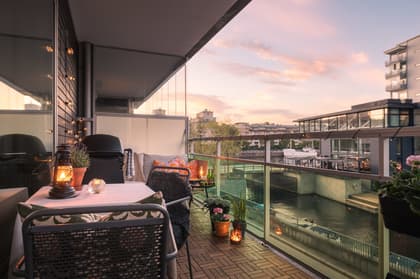 Balkong eller utsiktsbild