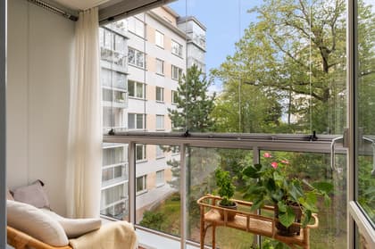 Balkong eller utsiktsbild