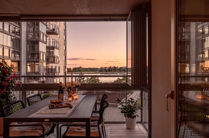 Balkong eller utsiktsbild