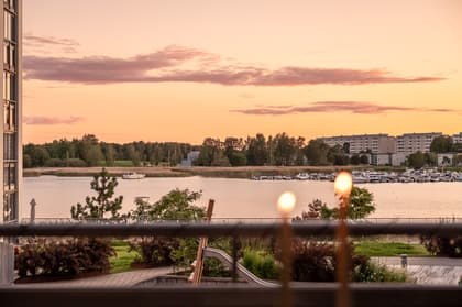 Balkong eller utsiktsbild