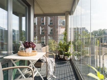 Balkong eller utsiktsbild