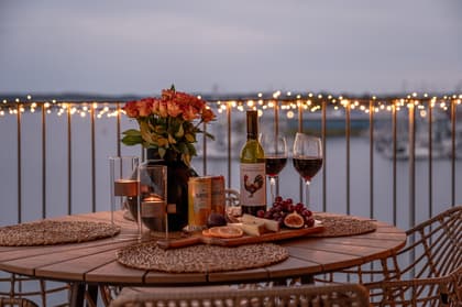 Balkong eller utsiktsbild