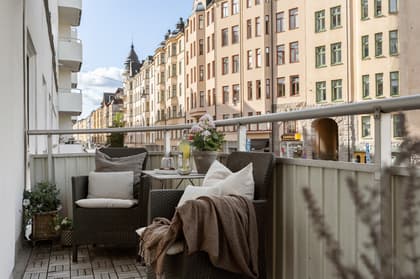 Balkong eller utsiktsbild