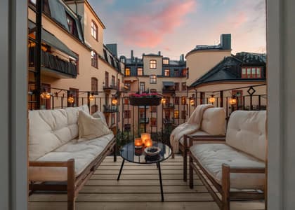 Balkong eller utsiktsbild