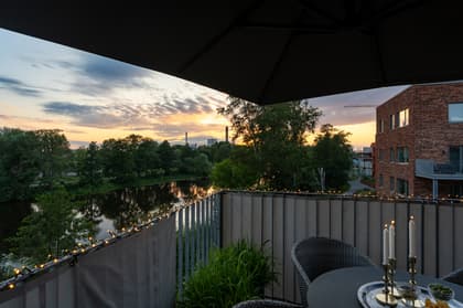 Balkong eller utsiktsbild