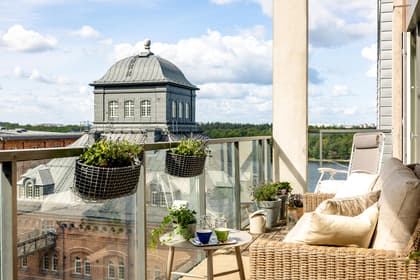 Balkong eller utsiktsbild