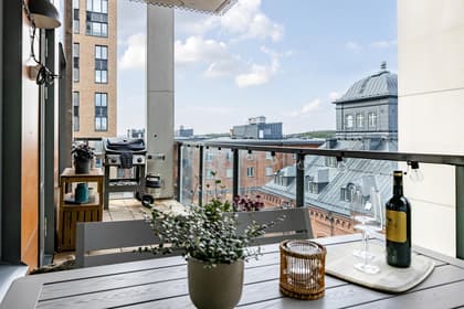 Balkong eller utsiktsbild