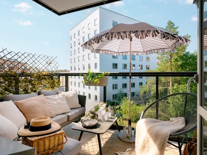 Balkong eller utsiktsbild