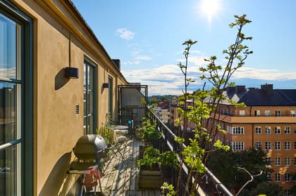 Balkong eller utsiktsbild