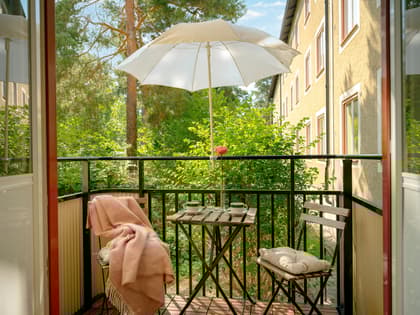 Balkong eller utsiktsbild