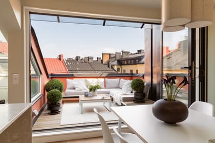 Balkong eller utsiktsbild