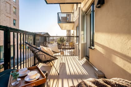 Balkong eller utsiktsbild