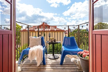 Balkong eller utsiktsbild