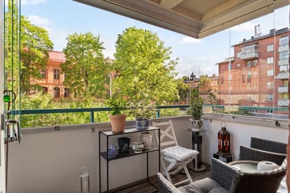 Balkong eller utsiktsbild