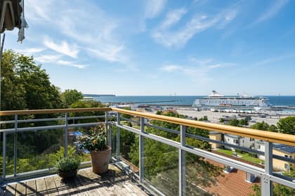 Balkong eller utsiktsbild