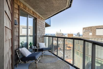 Balkong eller utsiktsbild