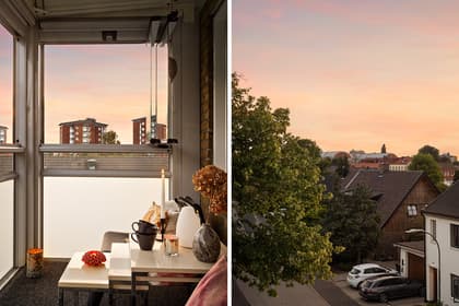 Balkong eller utsiktsbild