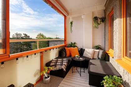 Balkong eller utsiktsbild