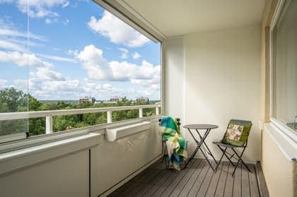 Balkong eller utsiktsbild