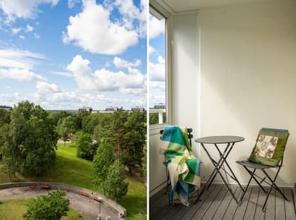 Balkong eller utsiktsbild